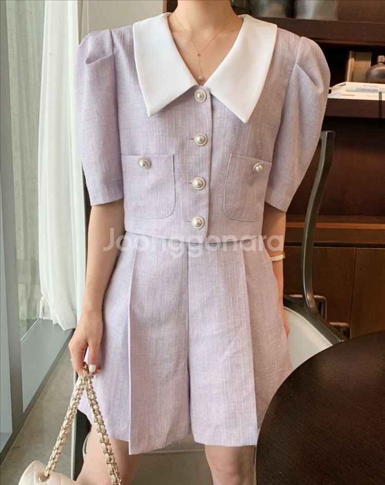 바이씨니 트위드셋업--1