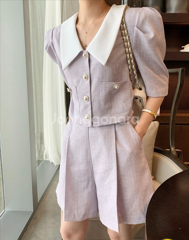 바이씨니 트위드셋업--0