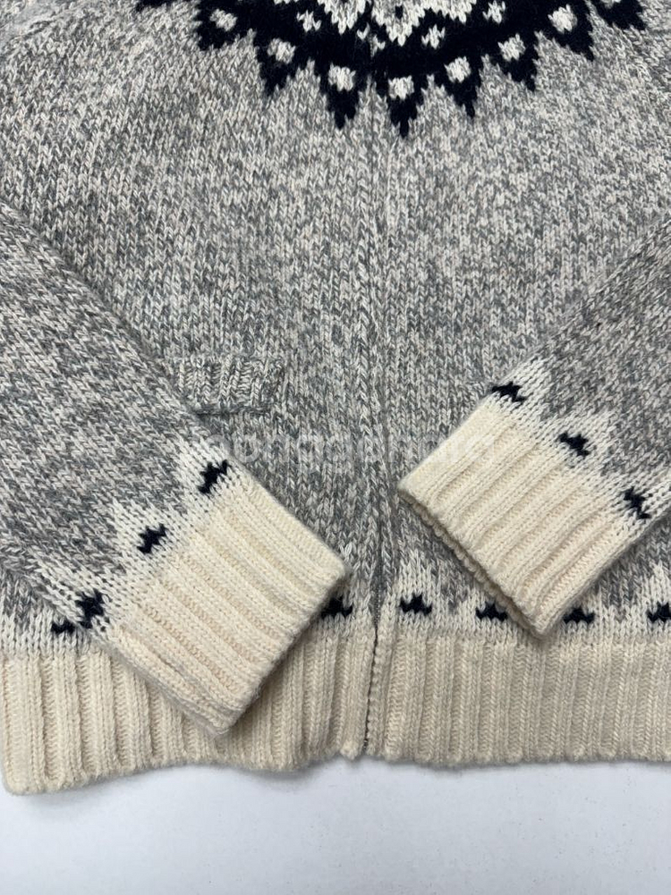 더바넷 Nordic Zip-Up Knit Cardigan--6