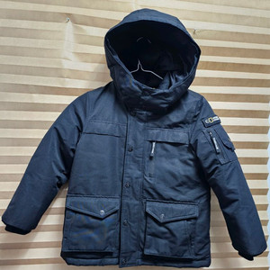 내셔널지오그래픽 키즈 검정 패딩 다운점퍼 사이즈 120