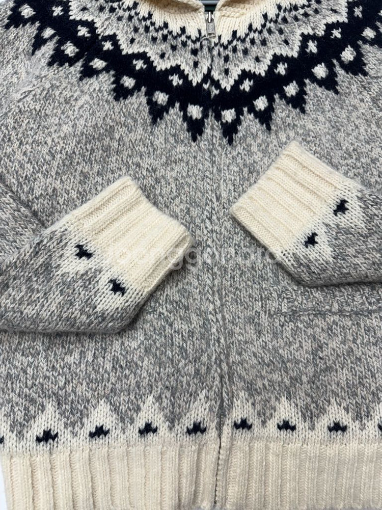 더바넷 Nordic Zip-Up Knit Cardigan--12