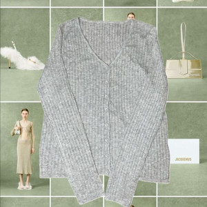 히프나틱 제로이 브이넥 가디건/히니크히피디피유어제이블랙업