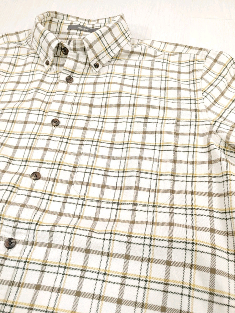 에디바우어 릴렉스핏 체크셔츠 M--4