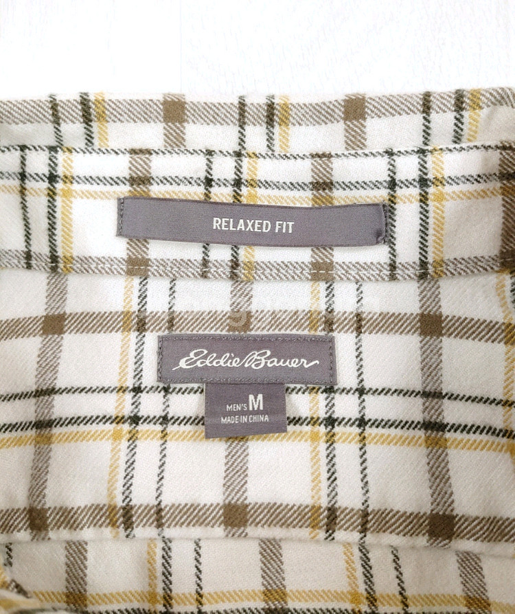 에디바우어 릴렉스핏 체크셔츠 M--15