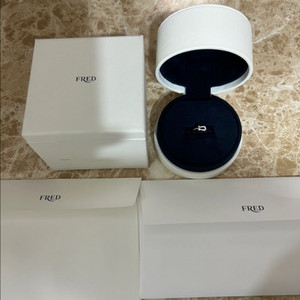 프레드 포스텐 화이트골드 링 반지 미듐 풀다이아