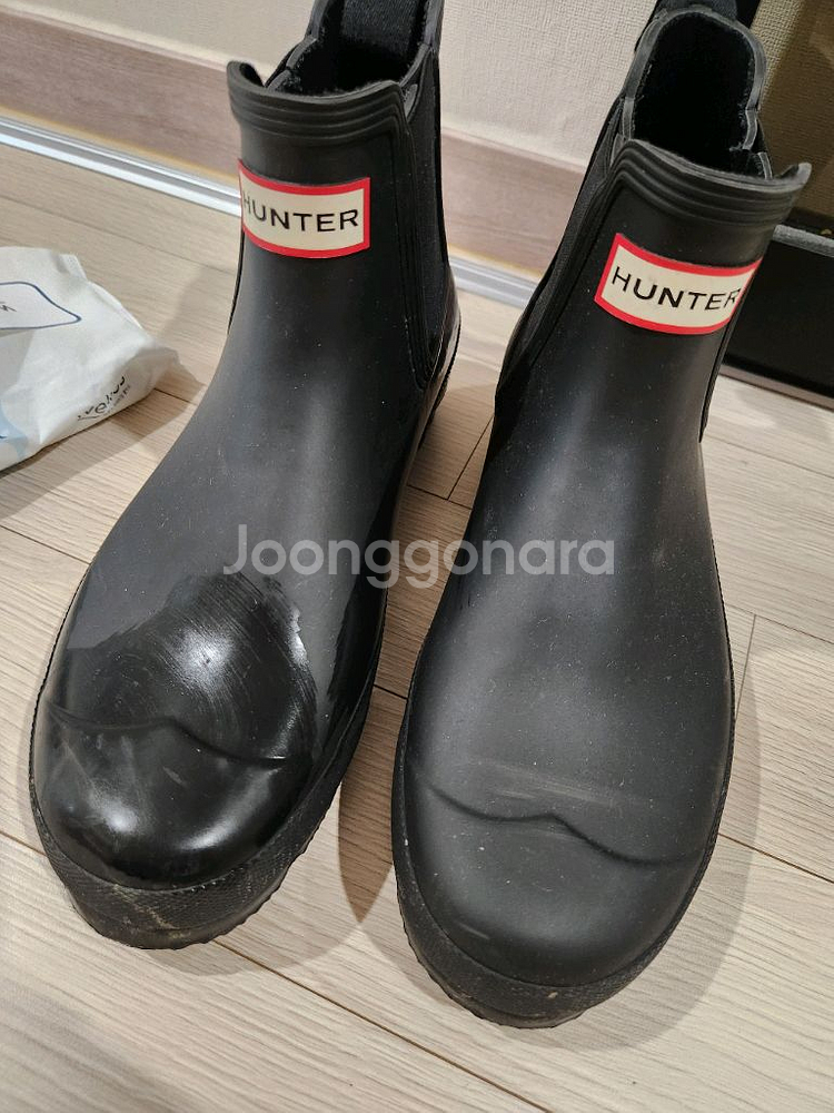 헌터 첼시 레인부츠 270--0