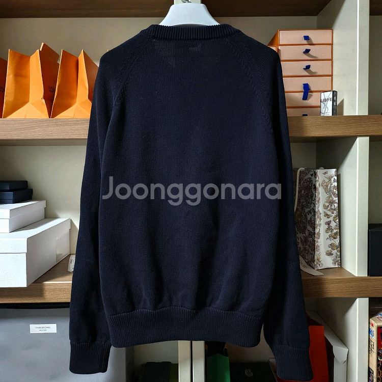 [새상품급]디올 오블리크 인서트 니트 M 네이비--1