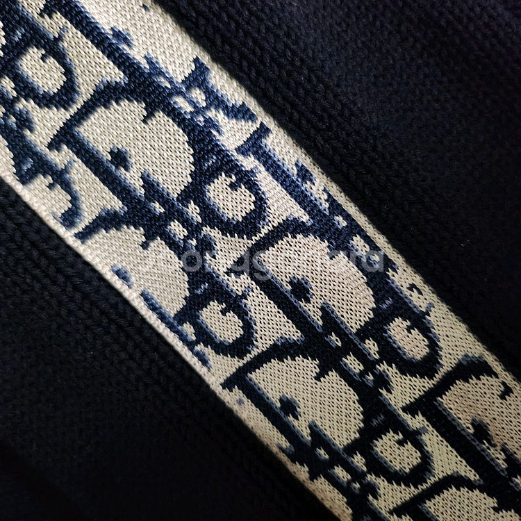 [새상품급]디올 오블리크 인서트 니트 M 네이비--2