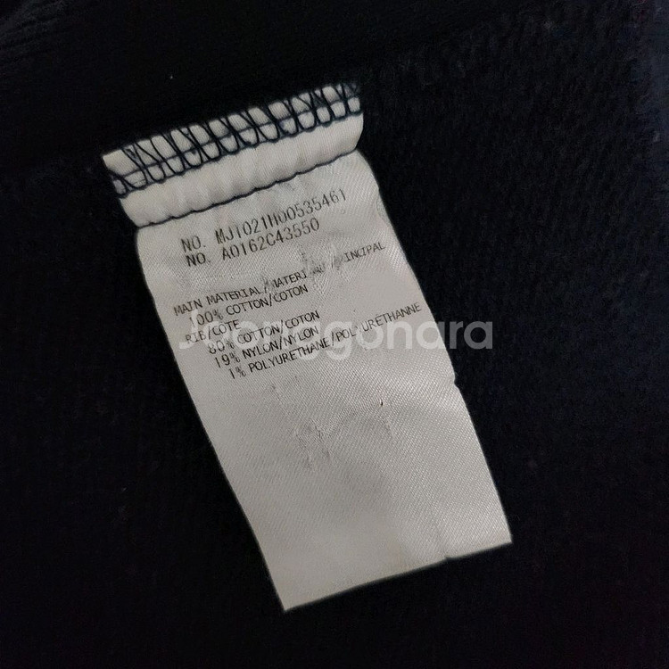 톰브라운 사선완장 맨투맨 3사이즈 네이비--5