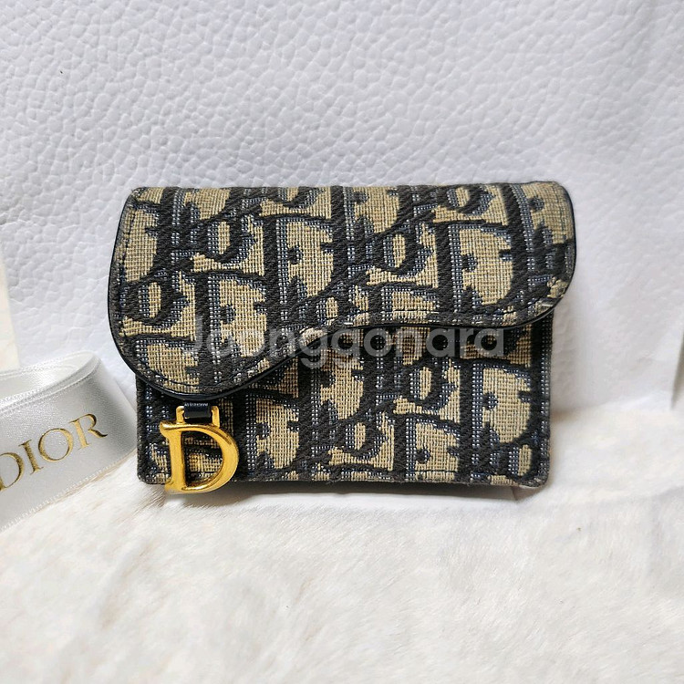 디올 오블리크 새들 카드지갑--0