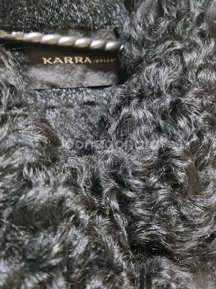 KARRA 리얼양털카라.토끼털안감 얇은패딩자켓. 55~66반--2