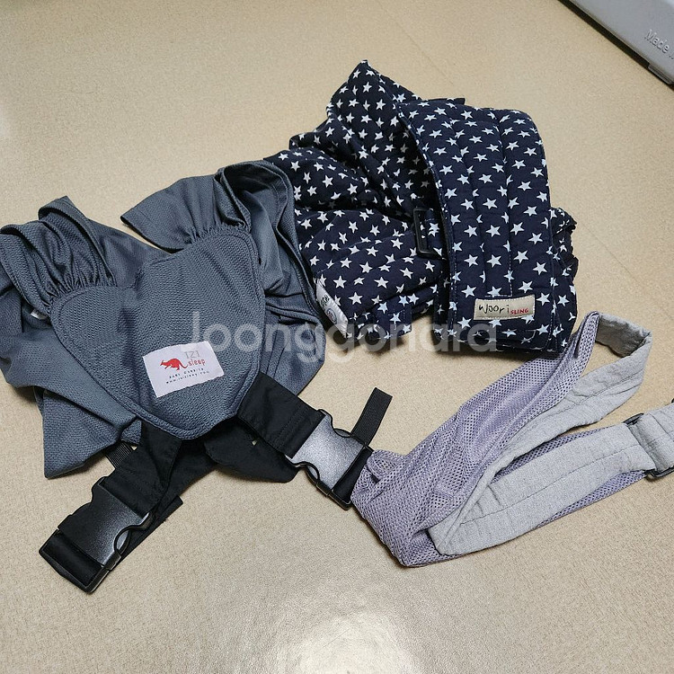 아기슬링 3종 우리슬링 아기띠 세트--0