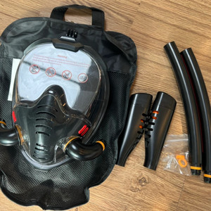 라이프 프로덕트 풀페이스 듀얼튜브 스노쿨링 마스크 (새상품)