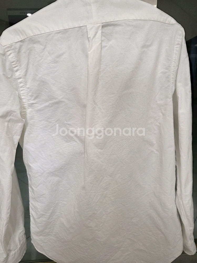 폴로 랄프로렌 남성 화이트 셔츠 클래식 핏 S qr가능--2