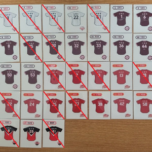 크보 띠부실 kbo 띠부씰 크보빵 유니폼 2탄