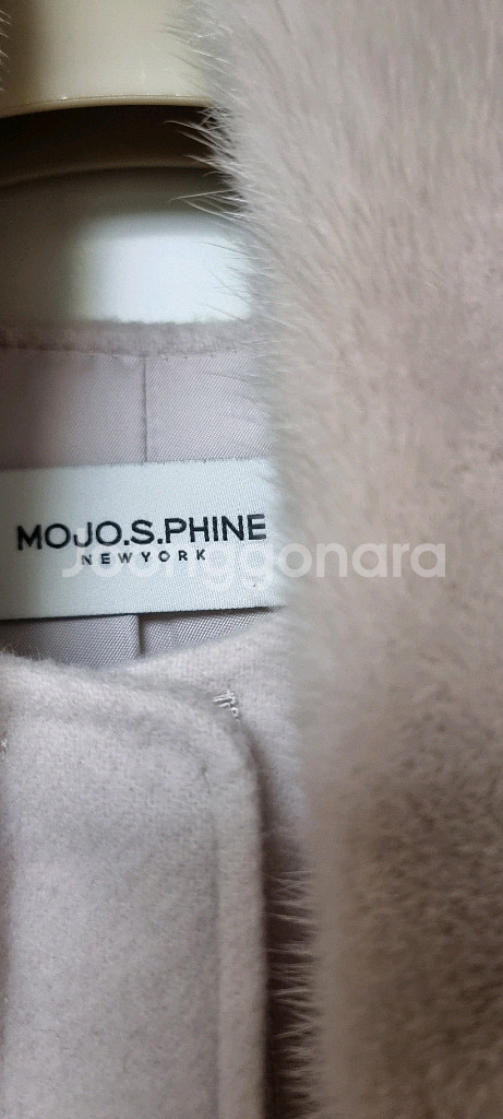 모조에스핀 밍크트리밍 코트--2