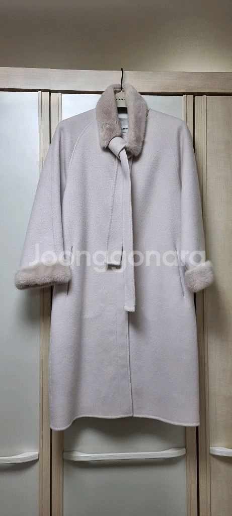 모조에스핀 밍크트리밍 코트--0