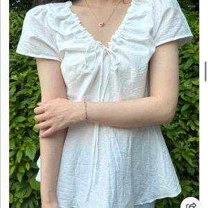 플리츠 블라우스