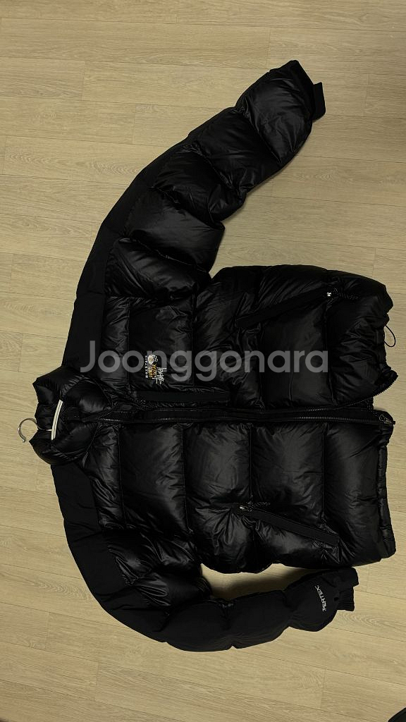 (새상품) 스투시x마운틴 하드웨어 서브제로 다운 자켓 블랙 패딩 XL--1