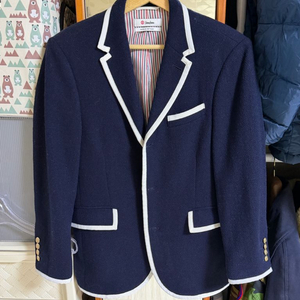 톰브라운 니만마커스 파이핑 자켓 S