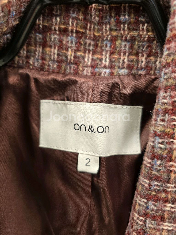 온앤온 On&On 트위드 자켓 66--7
