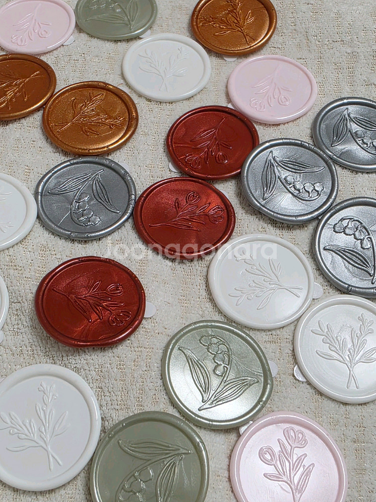 실링왁스스티커 29개--1