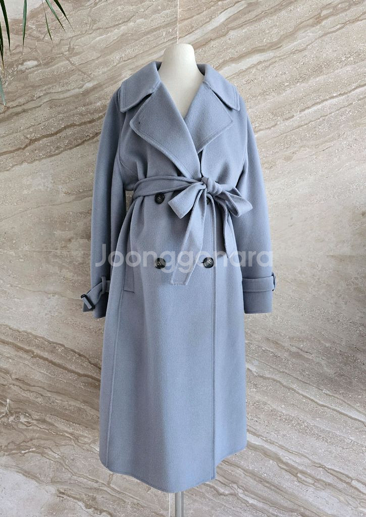 씨씨콜렉트 캐시미어혼방 핸드메이드 모직 롱 코트 66 새상품--2