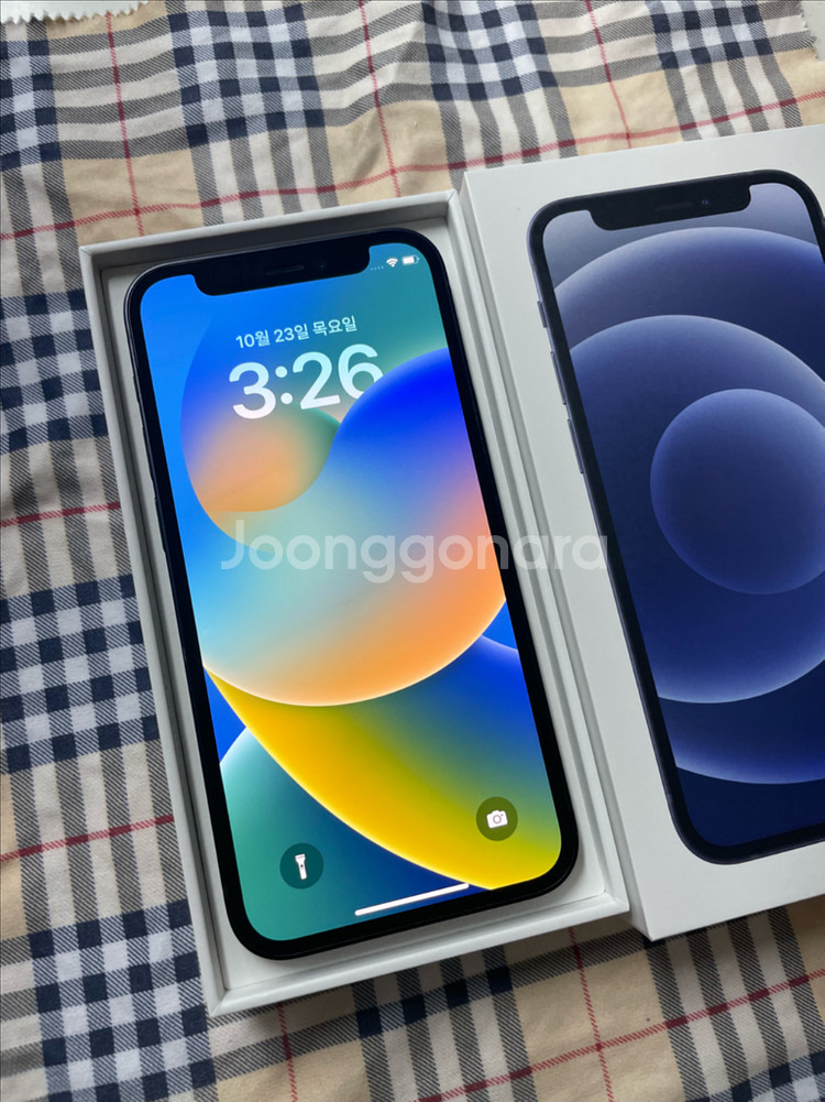 아이폰12미니 128블랙 SSS급 ios16.1.1--0