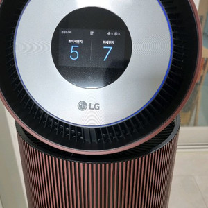 LG오브제 알파 펫모드 2단 공기청정기 A급 판매합니