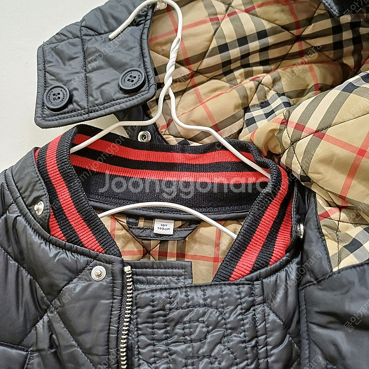 버버리 코리아매장판 키즈 아동 10Y 퀼팅 패딩 사랑봉봉--5