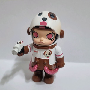 팝마트 스페이스 몰리 이모지 행복한 강아지