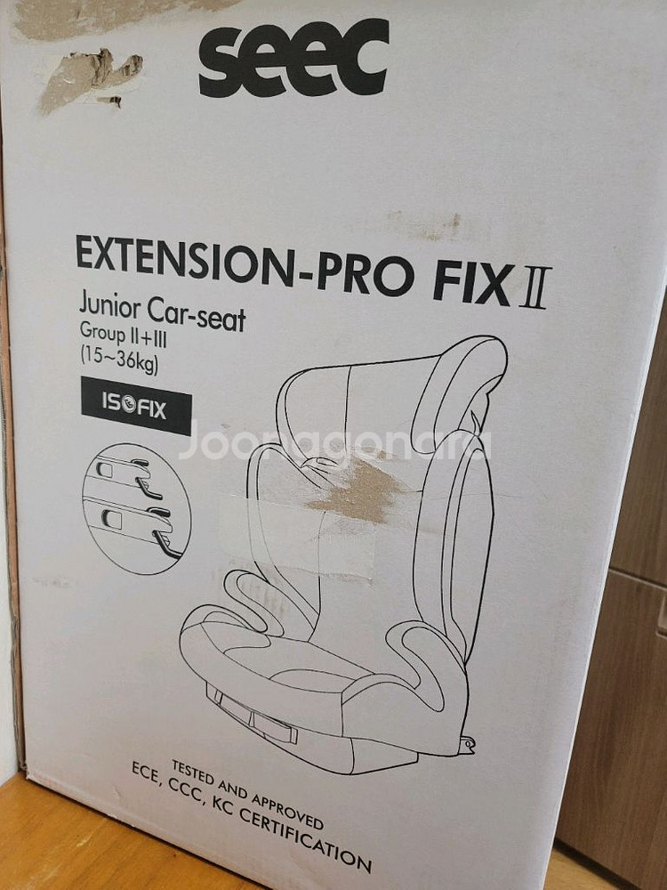 시크 주니어 카시트 새상품 택포--0