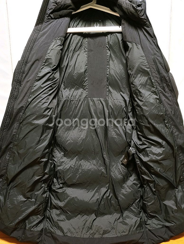 [XXL] 스파이더 덕다운 롱패딩점퍼 블랙1325--1