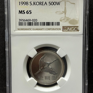 한국 1998년 500원(오백원) NGC 65등급 이미지