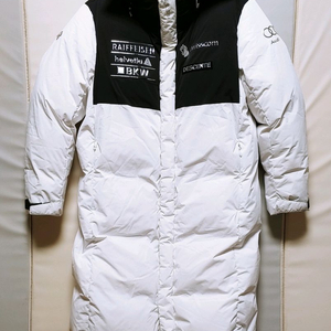 [XL] 데상트 아우디 고급 SKI 롱패딩점퍼 화이트1326