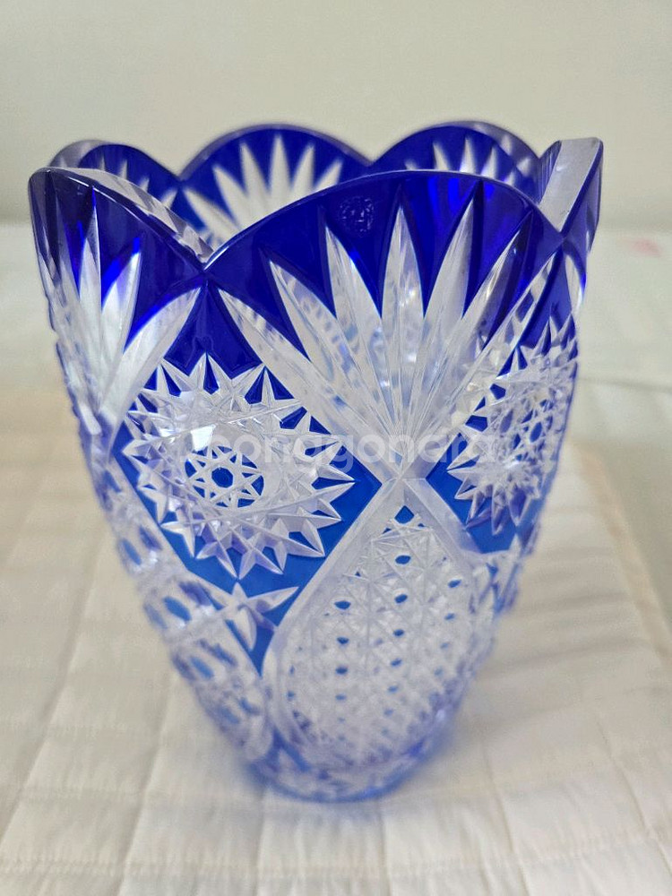 크리스탈 장식용 꽃병--0