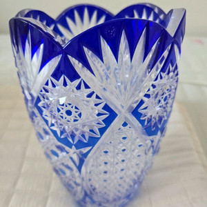 크리스탈 장식용 꽃병