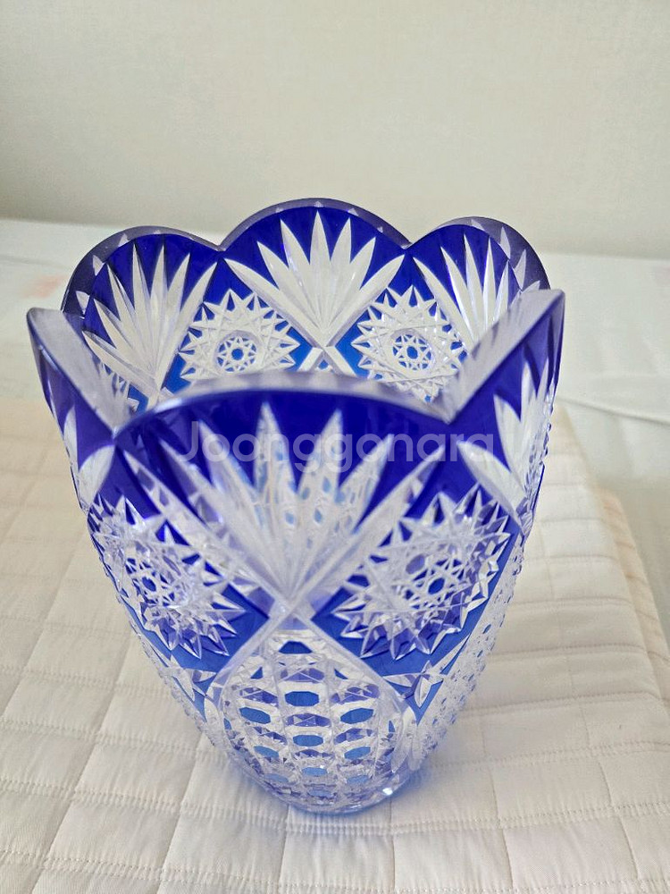 크리스탈 장식용 꽃병--1