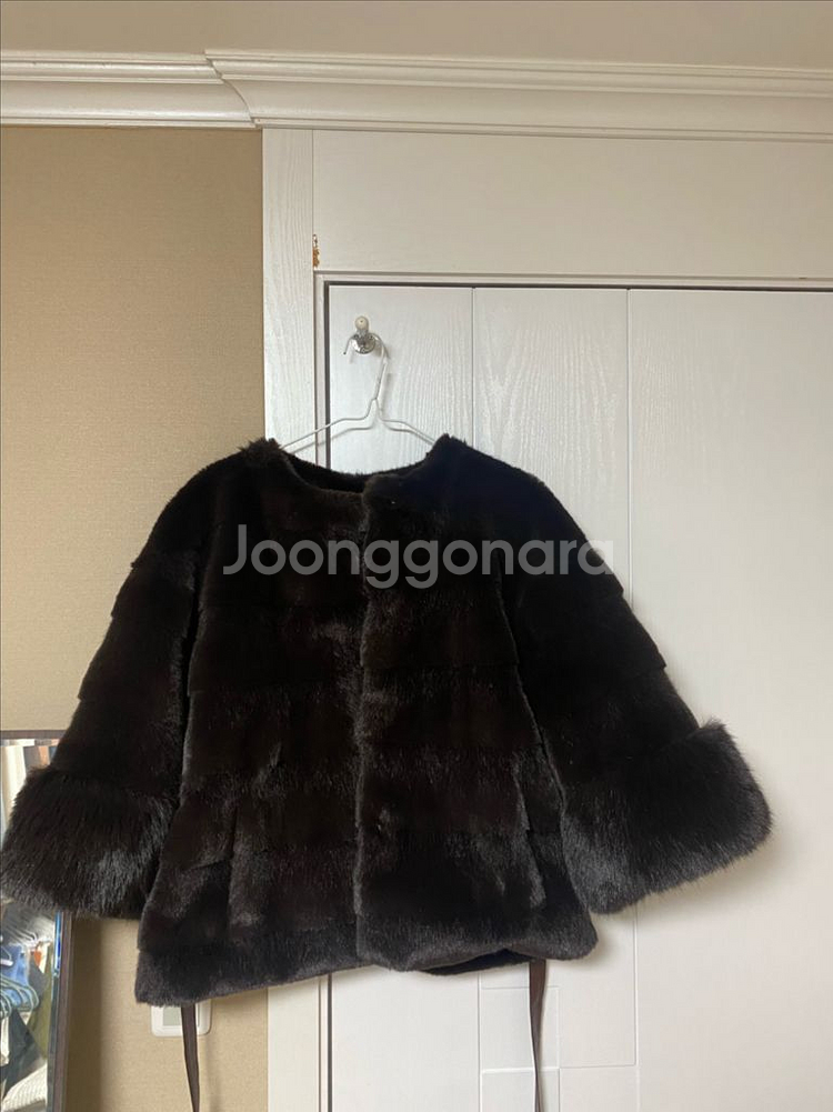 에코 밍크 퍼자켓(벨트포함)--7