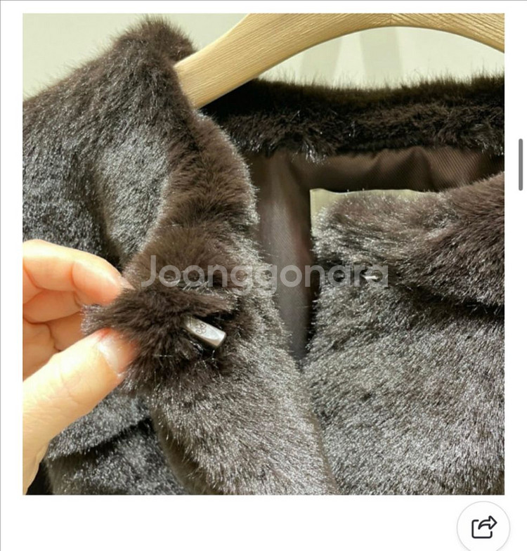 에코 밍크 퍼자켓(벨트포함)--4