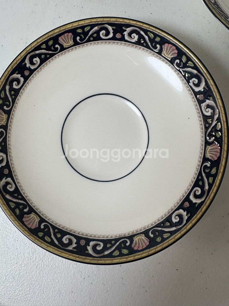 영국산 웨지우드 본차이나 빈티지 컵&소서 세트--6