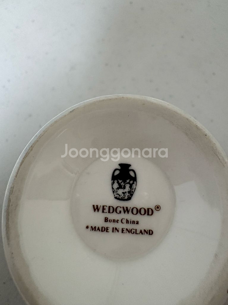 영국산 웨지우드 본차이나 빈티지 컵&소서 세트--4