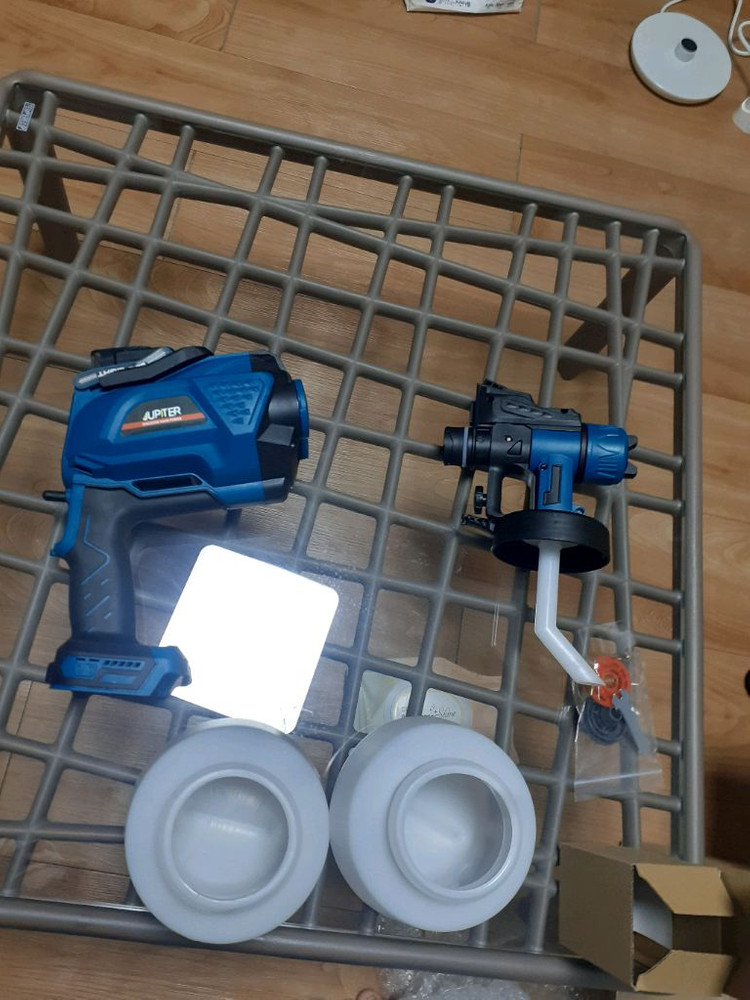 무선 에어 스프레이건 세트 새거--1