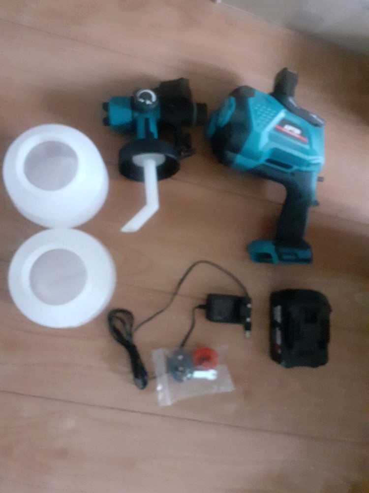 무선 에어 스프레이건 세트 새거--2