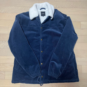 빔즈 코듀로이 보아 코치 양털 자켓 L (블루)