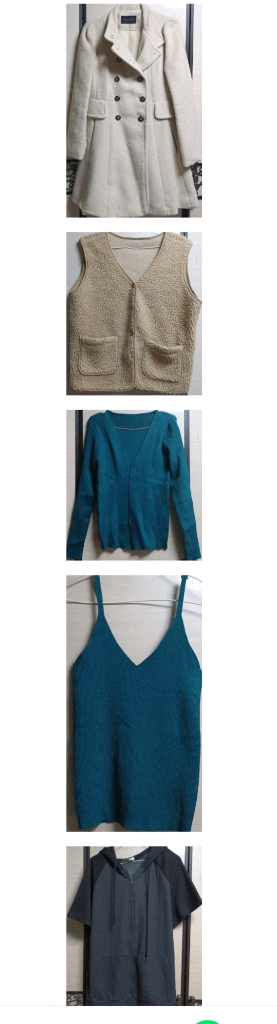 여성 가디건 스웨터 세트외 35벌 자켓 점퍼 가디건 청바지 10개가방외 박스가득드려요--1