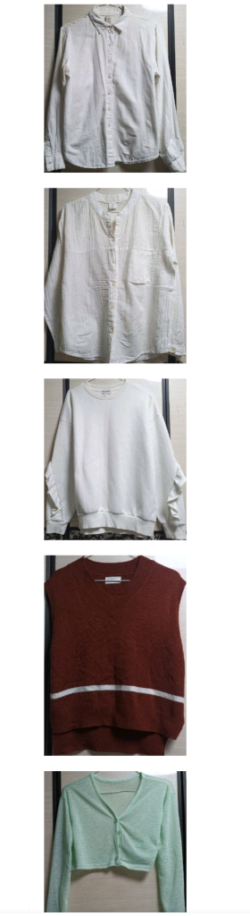 여성 가디건 스웨터 세트외 35벌 자켓 점퍼 가디건 청바지 10개가방외 박스가득드려요--3