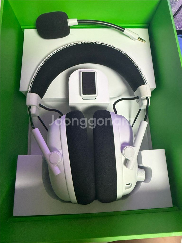 레이저 블랙샤크 V3 pro 화이트 무선 게이밍헤드셋 노캔I--1