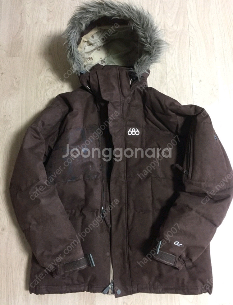 686 스키, 보드 자켓 스웨이드 오리털 패딩--0