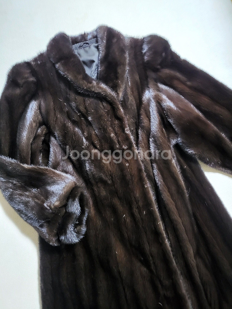 고급 롱밍크코트 66-77--1